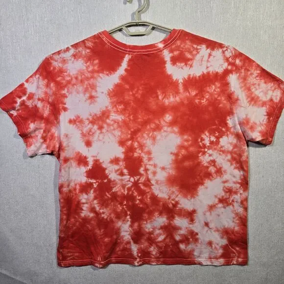 Nickelodeon 90's Rugrats Arnold Stimpy T-Shirt 3XL Cartoon Red Tie Dye - Picture 8 of 11